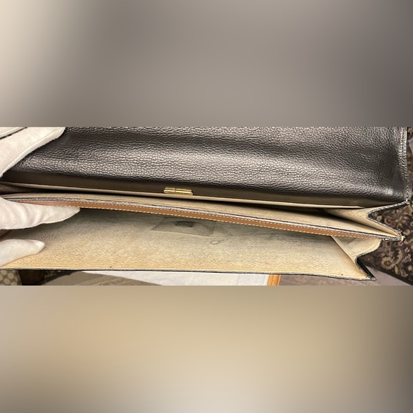 Bally Authentic Vintage Black and Brown Leather Briefcase - Picture 11 of 15